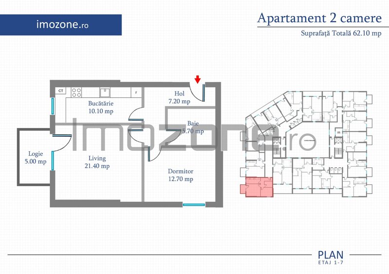 Militari Apartament 2 Camere 62 mp Bloc Nou Metrou Pacii / Preciziei